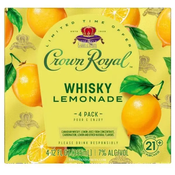 Crown Royal Whiskey Lemonade 4p